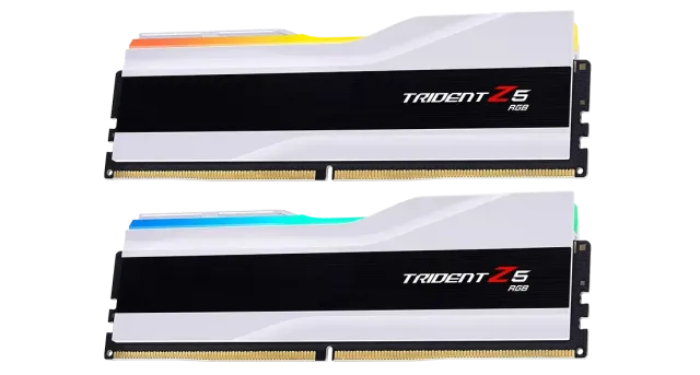 Оперативная память DDR5 64 Gb 6000 MHz G.Skill TRIDENT Z5 RGB White (F5-6000J3040G32GX2-TZ5RW) купить! 