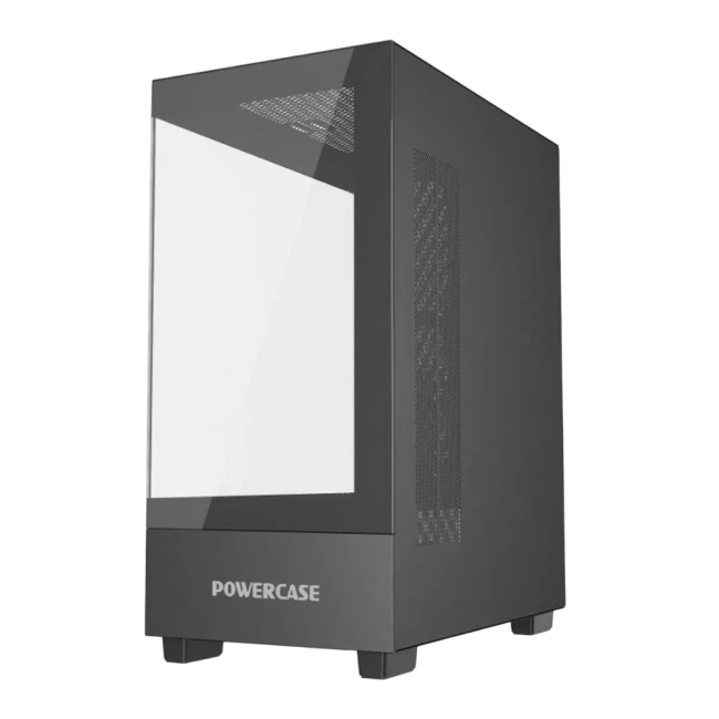 Компьютерный корпус Powercase Vision Micro M TG Black (CVMMB-L0) купить! 