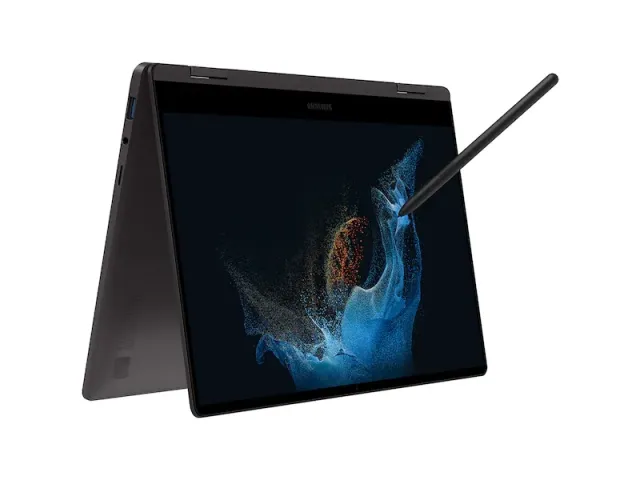 Ноутбук Samsung Galaxy Book2 360 (Core i7-1255U/13.3" FHD AMOLED Touch/16Gb/512Gb SSD/Win 11 Home) Graphite - фото