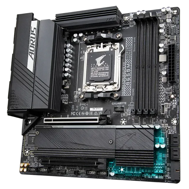 Материнская плата Gigabyte B650M AORUS ELITE AX купить! 