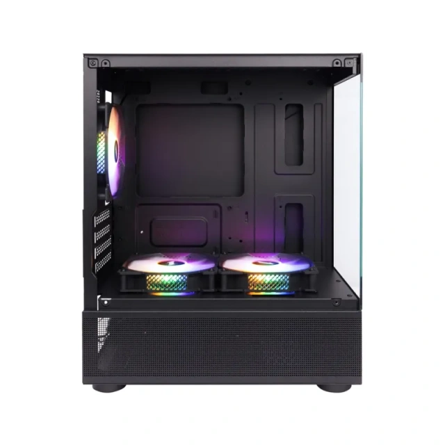Компьютерный корпус 1STPLAYER MIKU Mi2-A LED Black (FP_Mi2-A-BK-2F1R-1F1) купить! 