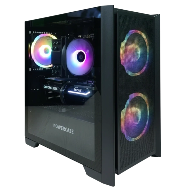 Игровой компьютер 991689 (Ryzen 5 7600X 4.7 ГГц/AMD B650/32 ГБ 6.0 ГГц/1024 SSD/RTX 5060 Ti 8 ГБ/Wi-Fi/650W/Powercase ALISIO Micro Z3B ARGB V2 ARGB Black) - купить по выгодной цене!
