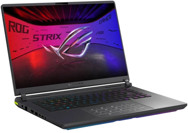 Ноутбук ASUS ROG Strix 16 G615LR-AS96 (Ultra 9-275HX/16" 2560x1600/32G/1Tb SSD/RTX 5070 Ti 12G/Win 11 Home) Gray - фото