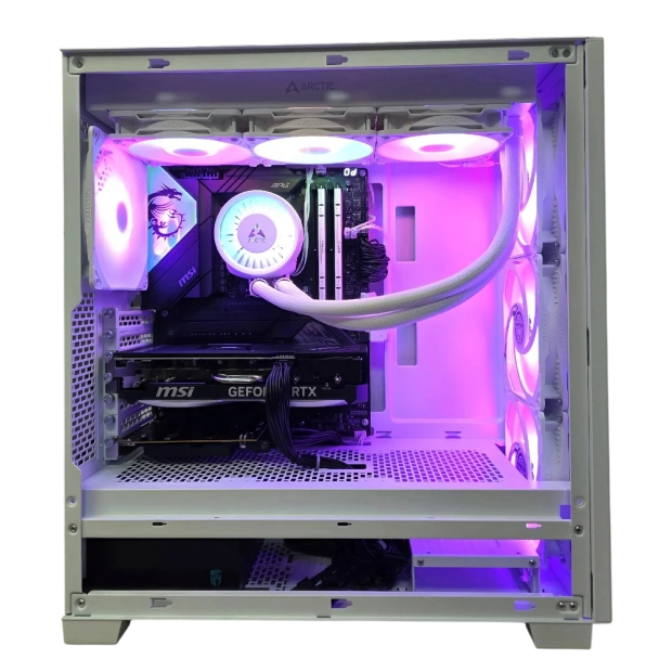 Игровой компьютер 990389 (Core Ultra 7 265K 3,9 ГГц/Intel Z890/96 ГБ DDR5 6 ГГц/1024 ГБ/RTX 5070 12 ГБ/Wi-Fi/850W/Phanteks 523 XT PRO ULTRA Matte TG RGB White) - купить по выгодной цене!