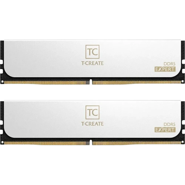 Оперативная память DDR5 32 Gb 6000 MHz Team Group T-Create Expert White (CTCWD532G6000HC38ADC01) купить! 