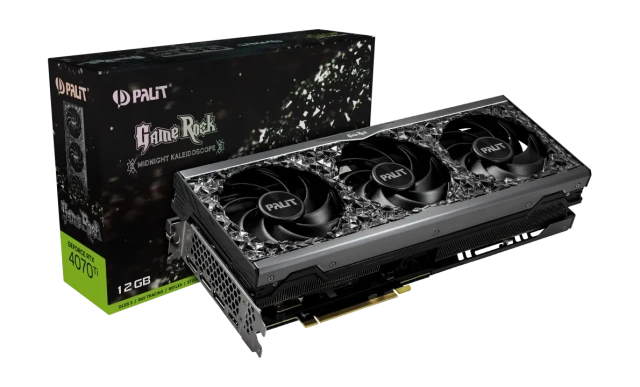 Видеокарта Palit GeForce RTX 4070 Ti 12Gb GAMEROCK (NED407T019K9-1045G) купить! 