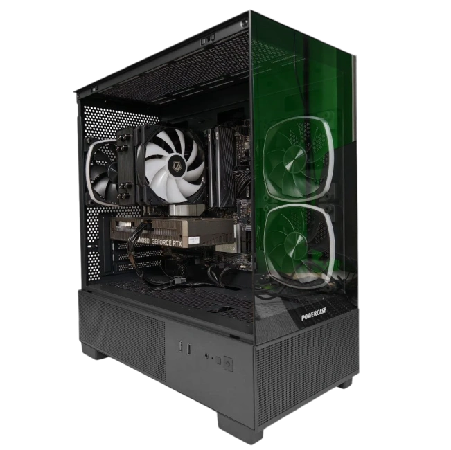 Игровой компьютер 990454 (Ryzen 5 5500 3,6 ГГц/AMD B550/32 ГБ 3,2 ГГц/1024 ГБ SSD/RTX 2060 6 ГБ/Wi-Fi/650W/Powercase Vision Micro M3B Black) - купить по выгодной цене!