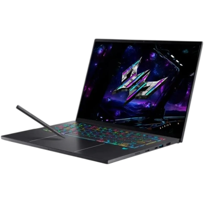 Ноутбук Acer Predator Triton 14 AI PT14-52T-96T3  (Ultra 9 288V/14.5" 2.8K OLED 120Hz Touch/32Gb/2Tb SSD/NVIDIA GeForce RTX 5070 8Gb/Win 11 Home/Стилус) Black - фото