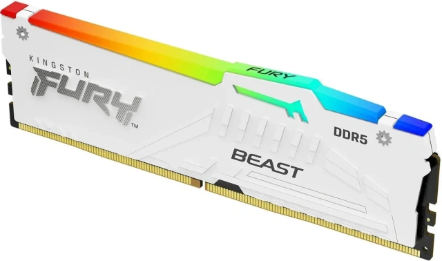 Оперативная память 32 Gb 5600 MHz Kingston FURY Beast RGB White (KF556C36BWEA-32) купить! 