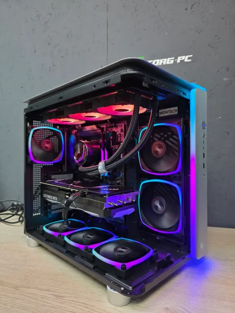 Игровой компьютер 685216 (Core i9-13900K 3.0 ГГц/Z790/64 ГБ DDR5 6.0 ГГц/GeForce RTX 5080 24 ГБ/Блок 1000W/Wi-Fi/Корпус Montech KING 95 ULTRA TG SPCC Cold Steel/Win 11 Pro Trial) - купить по выгодной цене!