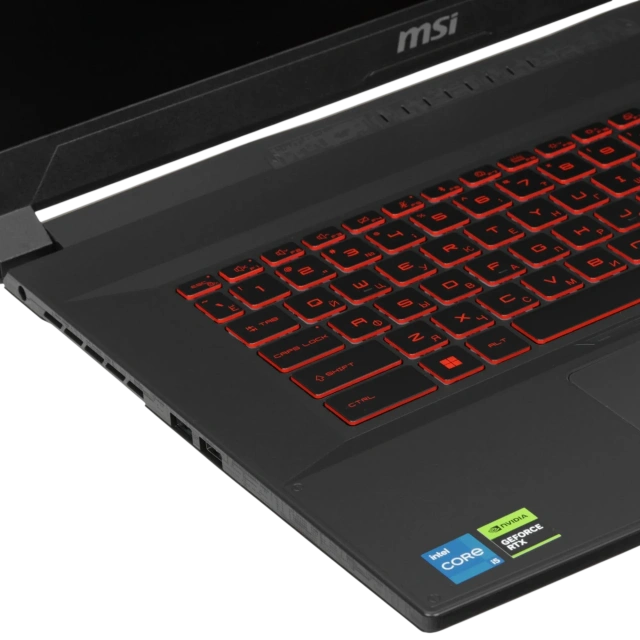 Ноутбук MSI Katana 17 B13UCR-1612XRU (Core i5 13420H/17.3" 1920x1080/16Gb/1Tb SSD/NVIDIA GeForce RTX 3050 4GB/DOS) Grey - фото