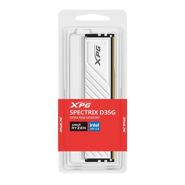 Оперативная память 16 Gb 3200 MHz ADATA XPG SPECTRIX D35G RGB White (AX4U320016G16A-SWHD35G) купить! 
