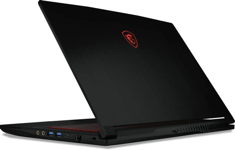 Ноутбук MSI GF63 Thin 10SC-635XRU (Intel Core i7-10750H 2600MHz/15.6"/1920x1080/8Gb/512Gb SSD/NVidia GTX1650 4Gb/WiFi/BT/DOS) черный - фото