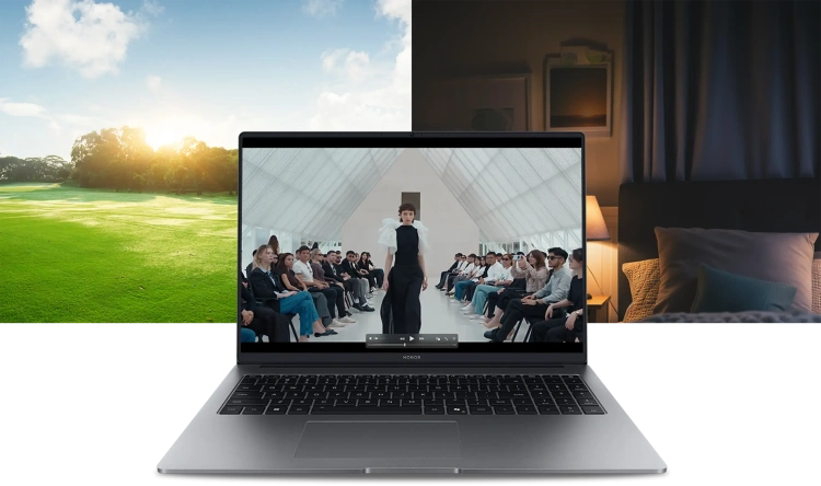 Ноутбук HONOR MagicBook X16 Plus (Intel Core 5 220H/16"/2560x1600/16Gb/2Tb SSD/Windows 11 Home) Серый 5301ALYM - фото