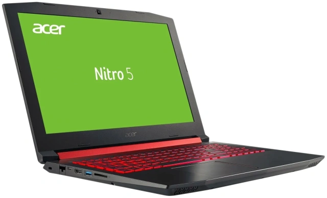 Ноутбук Acer Nitro 5 AN515-51-55P9 (Intel Core i5 7300HQ/15.6"/1920x1080/6Gb/1128Gb HDD+SSD/NVIDIA GeForce GTX 1050/Win 10 Home) NH.Q2SER.004 - фото