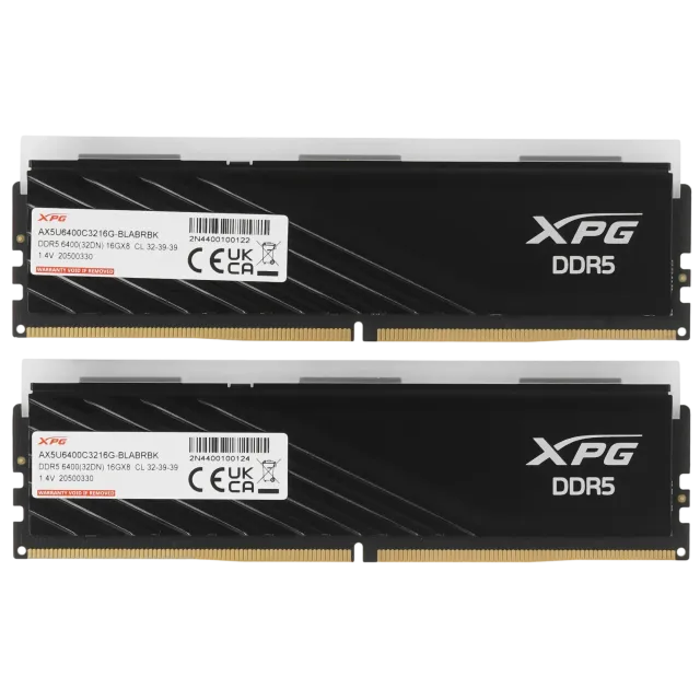 Оперативная память DDR5 32 Gb 6400 MHz ADATA XPG LANCER Blade RGB Black (AX5U6400C3216G-DTLABRBK) купить! 