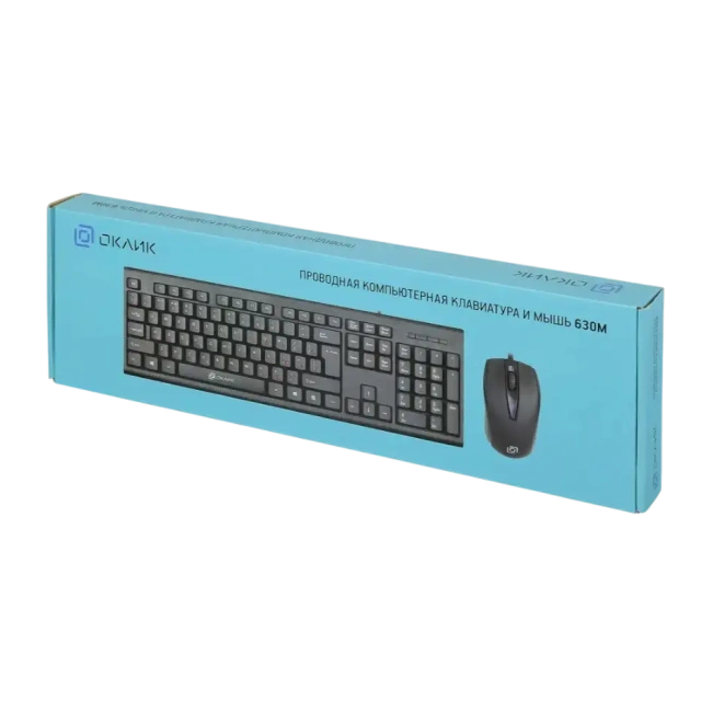 Фото - Подарочный комплект клавиатура+мышь USB черный