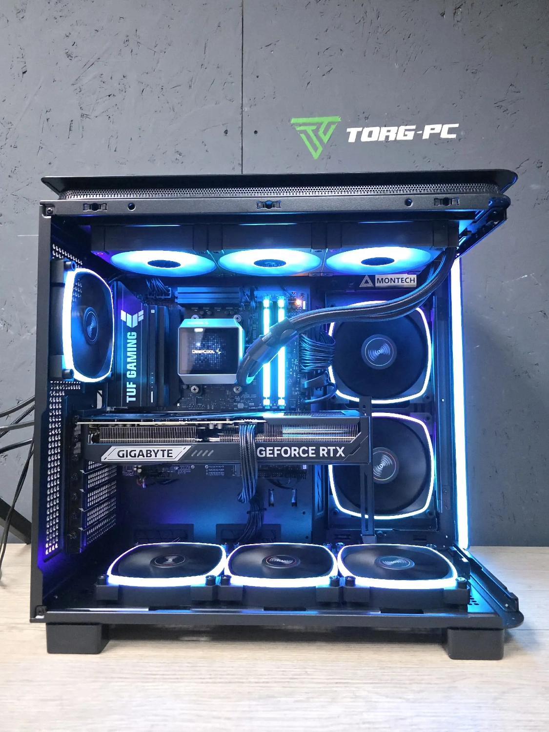 Игровой компьютер 992950 (Core Ultra 5 245KF 4.2 ГГц/Intel B860/32 ГБ DDR5 6.0 ГГц/1024 ГБ SSD/RTX 5060 Ti 16 ГБ/Wi-Fi/850W/Montech KING 95 PRO ARGB Black)