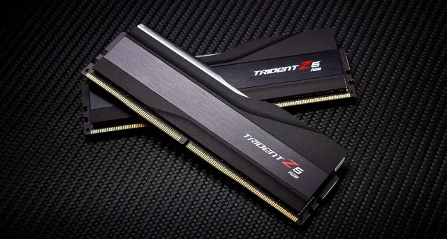 Оперативная память 64 Gb 6400 MHz G.SKILL TRIDENT Z5 RGB Black (F5-6400J3239G32GX2-TZ5RK) модулей 2 шт. купить! 