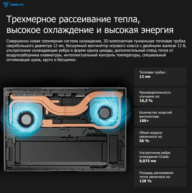 Ноутбук HONOR MagicBook Pro 16 Hunter DRA-5416 (Ultra 5 125H/16.1"/3K/24Gb/1Tb/RTX 4060/Win 11) 5301AJBS Dark Blue - фото