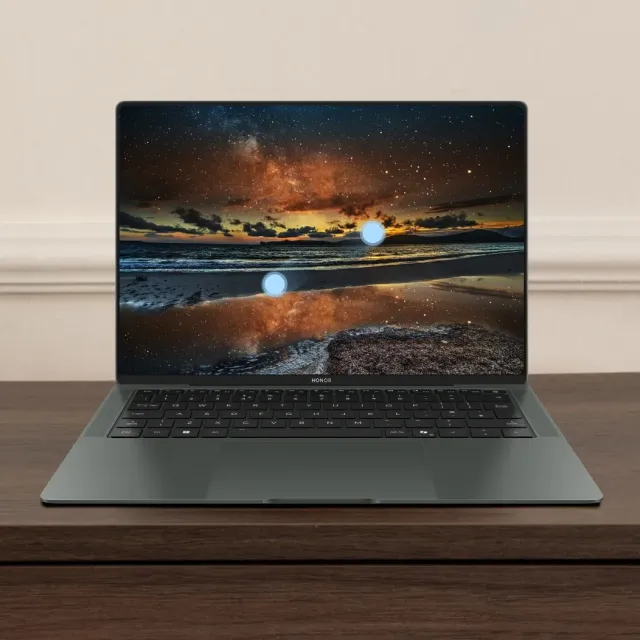 Ноутбук HONOR MagicBook Art 14 (Core Ultra 7 155H/14.6"/3K/OLED/Тоuch/32GB/1Tb SSD/Arc Graphics/Win 11 H) 5301AKRY, Green - фото