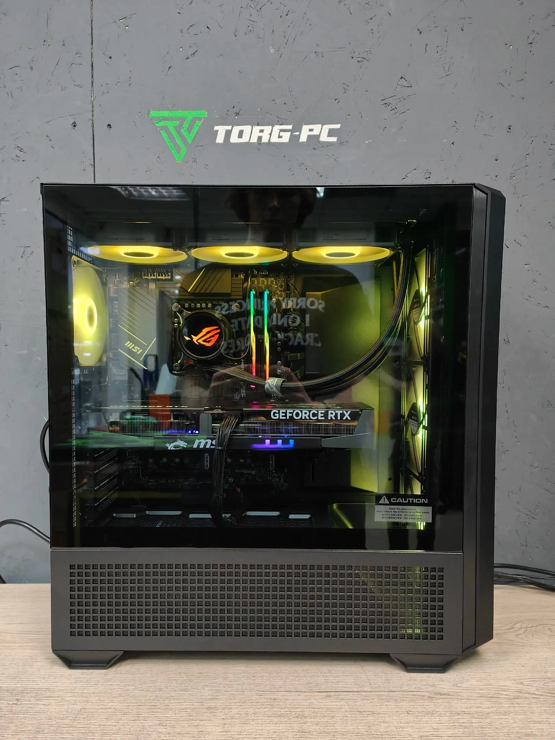 Игровой компьютер 989722 (Ryzen 7 9800X3D 4,7 ГГц/AMD B850/32 ГБ DDR5 6 ГГц/2048 ГБ SSD/RX 9070 XT 16 ГБ/Wi-Fi/1000W/MSI MAG FORGE 320R AirFlow TG ARGB)