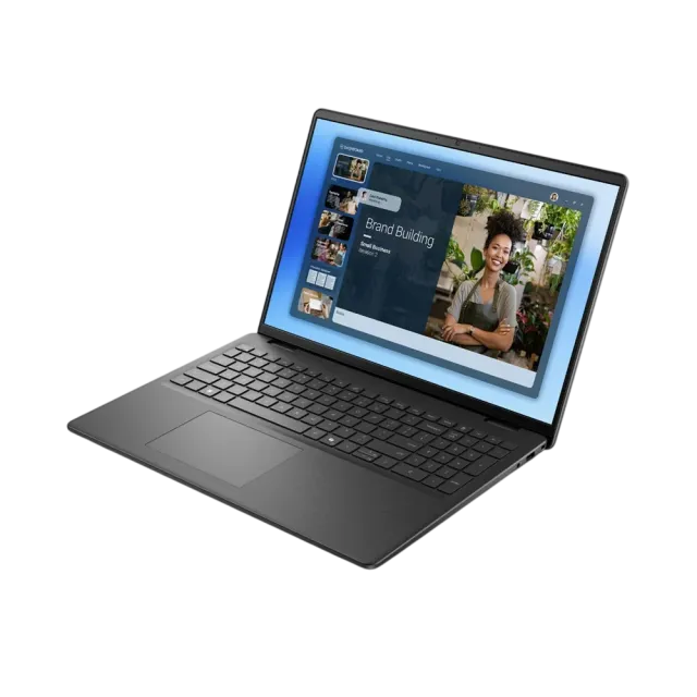 Ноутбук Dell 16 (Intel Core 7 150U/16" 1920x1200 Touch/16Gb/1Tb SSD/Wi-Fi/BT/Win 11 Home) Carbon Black - фото