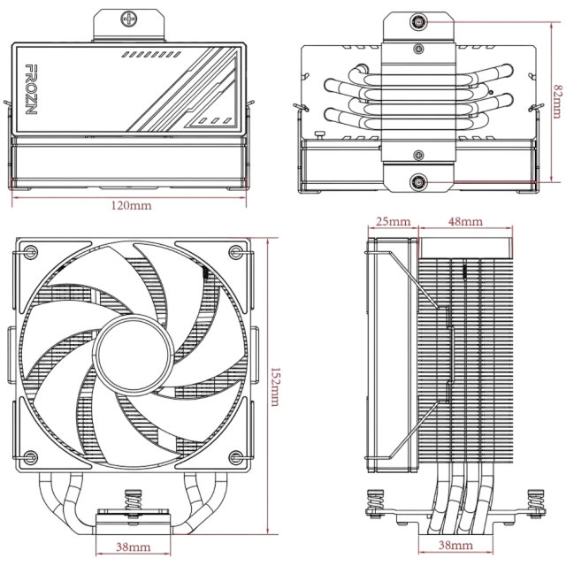 Кулер для процессора ID-COOLING FROZN A410 Black купить! 