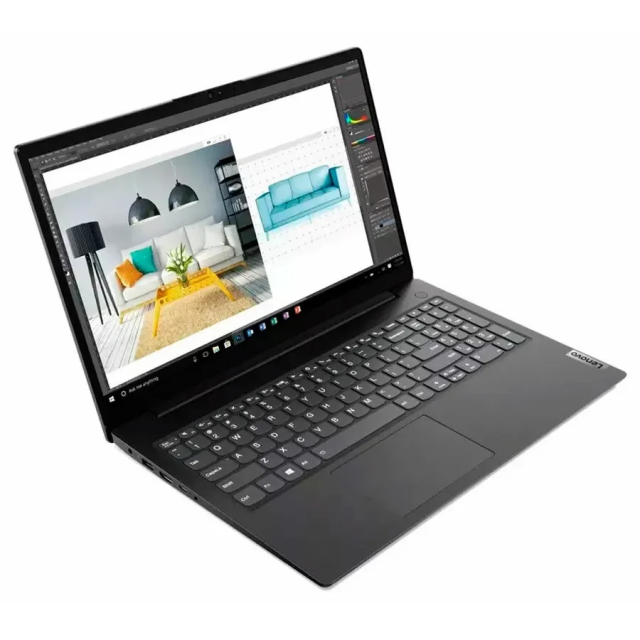 Ноутбук Lenovo V15 G4 AMN (AMD Ryzen 3 7320U/15.6"/1920x1080/8Gb/256Gb SSD/AMD Radeon 610M/no OS) Black - фото