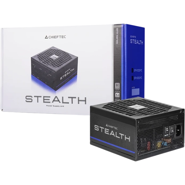Блок питания Chieftec 1200W Stealth (SPX-1200-FC) 16 Pin (PCIe 5.0 Connector Cable Details) купить! 