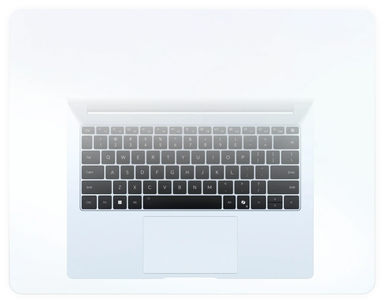 Ноутбук HONOR MagicBook X14 Plus (Core 5 220H/14"/2880x1800/32Gb/2Тб/Win 11 Home) Синий - фото