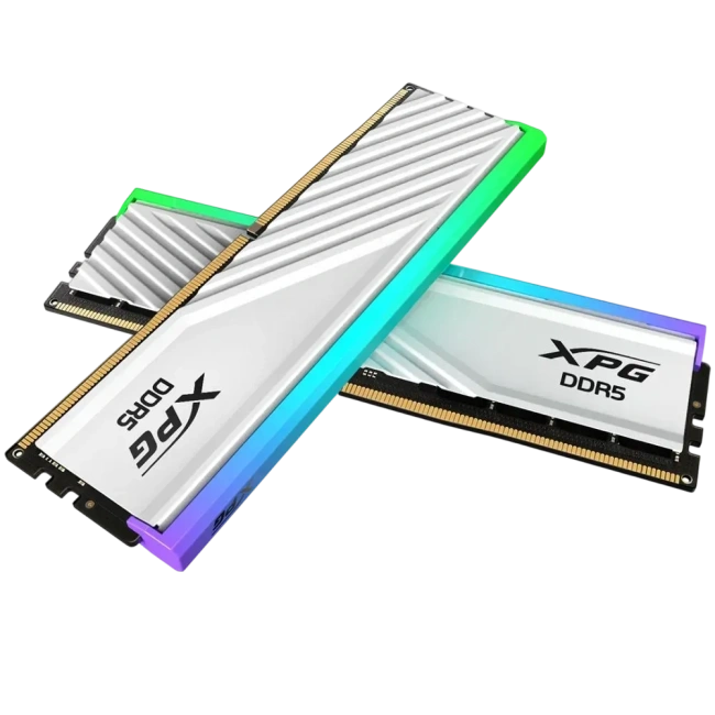 Оперативная память DDR5 32 Gb 6400 MHz ADATA XPG LANCER Blade RGB white (AX5U6400C3216G-DTLABRWH) купить! 