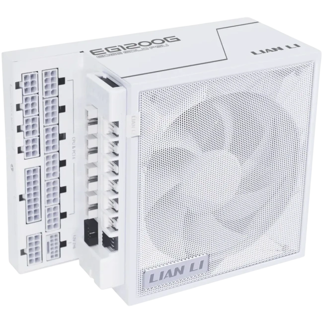 Блок питания Lian Li 1200W EG1200G White (G9P.EG1200G.WH00.RU) 16 Pin (PCIe 5.0 Connector Cable Details) купить! 