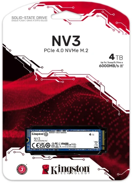 Твердотельный накопитель Kingston 4000 Gb SNV3S/4000G купить! 