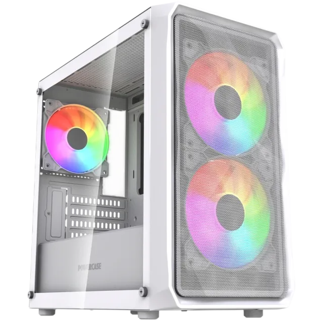 Компьютерный корпус Powercase Mistral Micro A3W TG ARGB V2 White (CMMAW-A3-V2) купить! 
