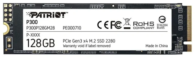 Накопитель SSD 128 ГБ M.2 NVMe Patriot (P300P128GM28) купить! 