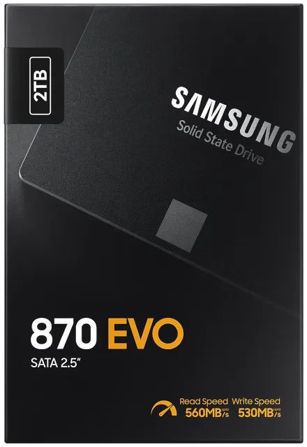 Твердотельный накопитель SSD 2 ТБ 2.5" SATA Samsung 870 EVO (MZ-77E2T0BW) купить! 