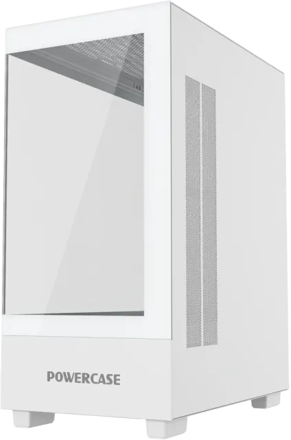 Компьютерный корпус Powercase Vision Micro M TG White (CVMMW-L0) купить! 