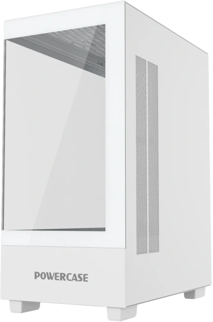 Компьютерный корпус Powercase Vision Micro M TG White (CVMMW-L0) купить! 