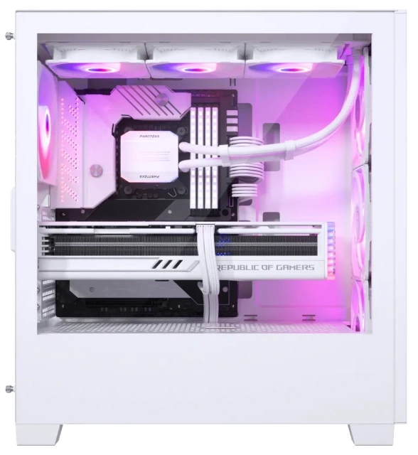 Игровой компьютер 990443 (Core Ultra 9 285K 3,7 ГГц/Intel Z890/96 ГБ DDR5 6 ГГц/1024 ГБ/RTX 5070 12 ГБ/Wi-Fi/850W/Phanteks 523 XT PRO ULTRA Matte TG RGB White) - купить по выгодной цене!