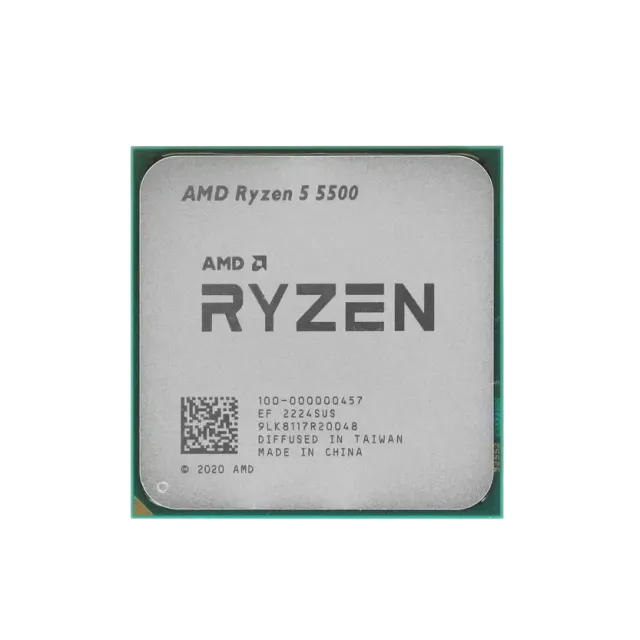 Процессор AMD Ryzen 5 5500 (3.6 ГГц - 4.2 ГГц / AM4 / кол-во ядер: 6  / TDP 65 Вт), OEM купить! 
