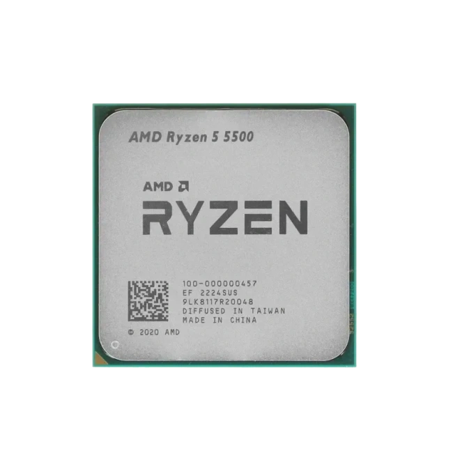 Процессор AMD Ryzen 5 5500 (3.6 ГГц - 4.2 ГГц / AM4 / кол-во ядер: 6  / TDP 65 Вт), OEM купить! 