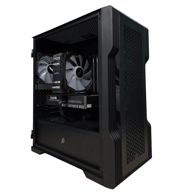 Игровой компьютер 990475 (Ryzen 5 5600X 3,7 ГГц/AMD B550/32 ГБ 3,2 ГГц/1024 ГБ SSD/RTX 3060 12 ГБ/Wi-Fi/650W/1STPLAYER TRILOBITE T3 ARGB Black) - купить по выгодной цене!