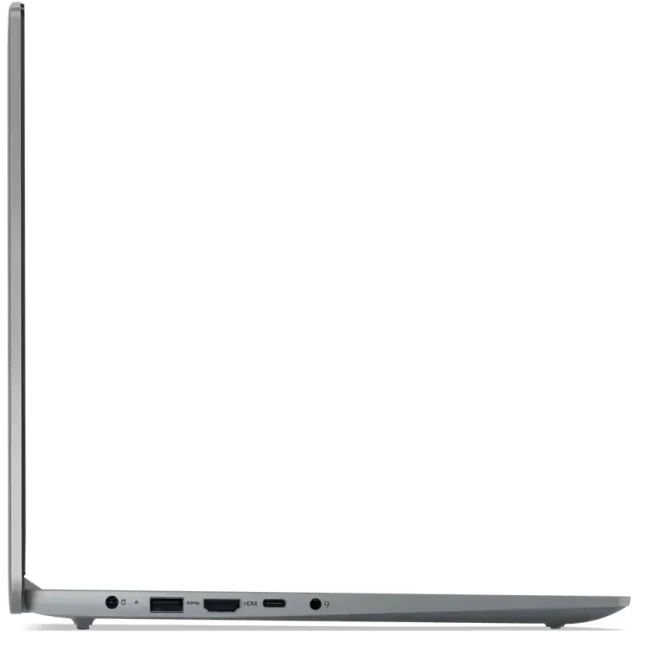 Ноутбук Lenovo IdeaPad Slim 3 15AMN8 (AMD Ryzen 5 7520U/15.6"/1920x1080/16GB/512GB SSD/No OS) Gray - фото