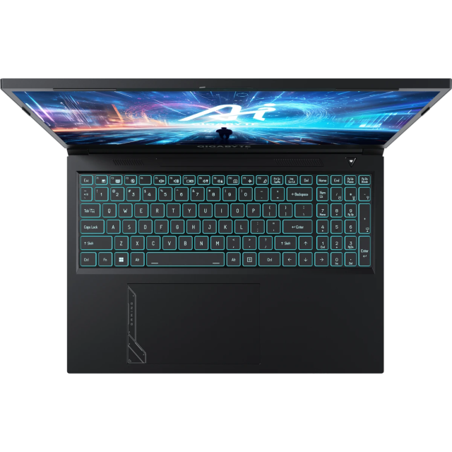 Ноутбук Gigabyte G6 KF (Core i7-13620H/16"/IPS/WUXGA/1920x1200/165Hz/16Gb/1Tb SSD/RTX4060 8Gb/NoOS) Black, KF-H3KZ894KD - фото