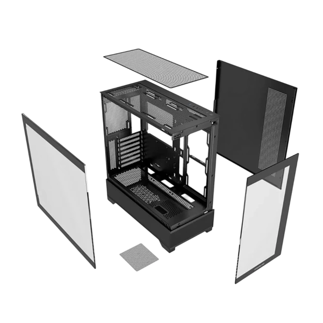 Компьютерный корпус Powercase Luminous TG Black CLB-L0 купить! 