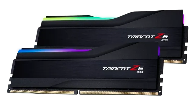 Оперативная память DDR5 64 Gb 6000 MHz G.Skill TRIDENT Z5 RGB Black (F5-6000J3238G32GX2-TZ5RK) купить! 