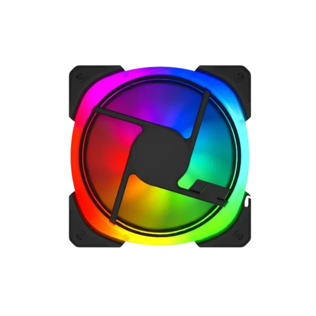 Вентилятор для корпуса Powercase ARGB Black (M21-12 ARGB) PWM Bulk купить! 